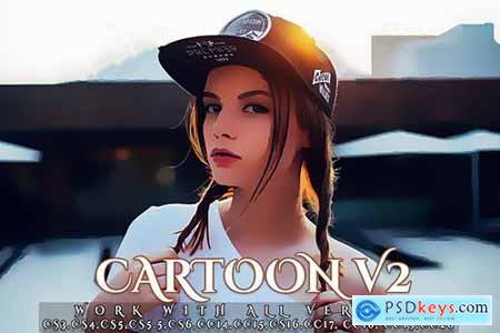 Cartoon Painting Photoshop Actions