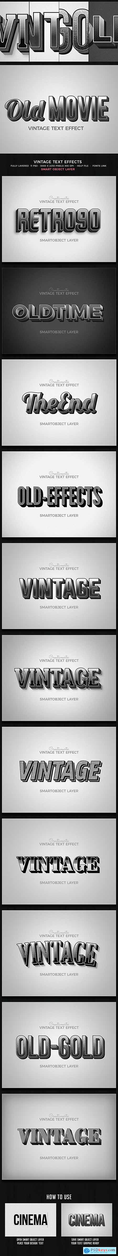 Vintage Retro Text Effects 28206644
