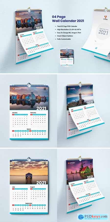 04 Page Wall Calendar 2021