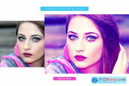 Painting Photoshop Action V5 5439078