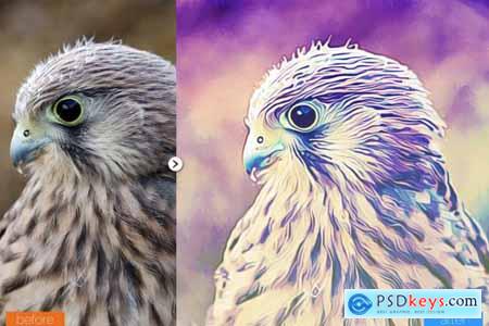 Painting Photoshop Action V6 5439244