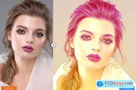 Painting Photoshop Action V11 5444534