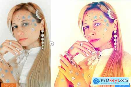 Mixed Painting Photoshop Action 5444624