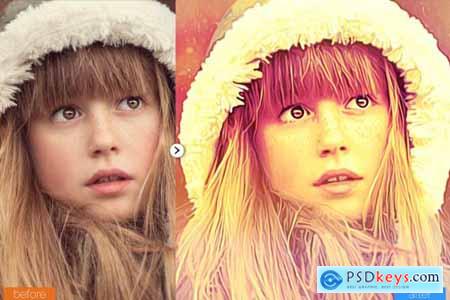 Realistic Painting Photoshop Action 5444568