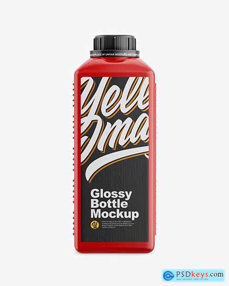 Glossy Bottle Mockup 67809