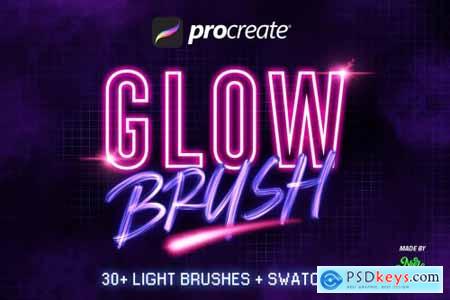 30+ Procreate Glow Brushes 5386220