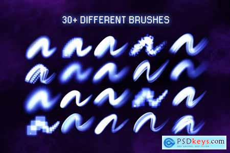30+ Procreate Glow Brushes 5386220