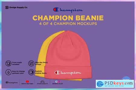Champion Beanie Mockup 4810007