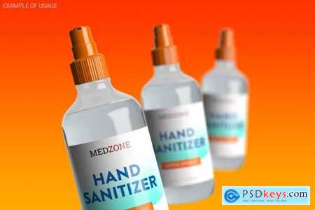 Sanitizer Bottle Mockup 4803089