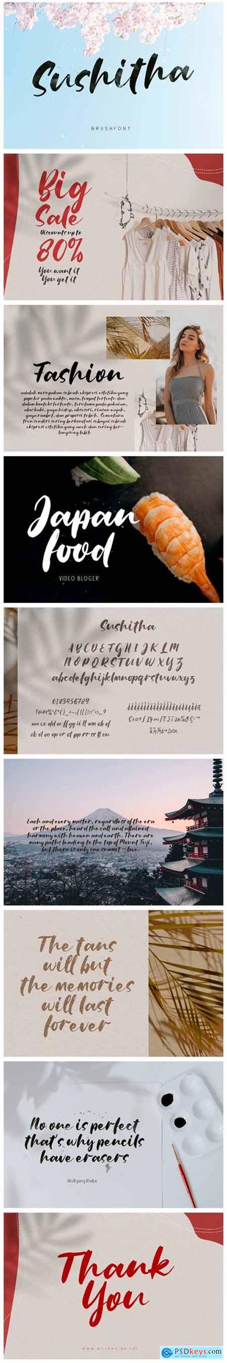 Sushitha Font