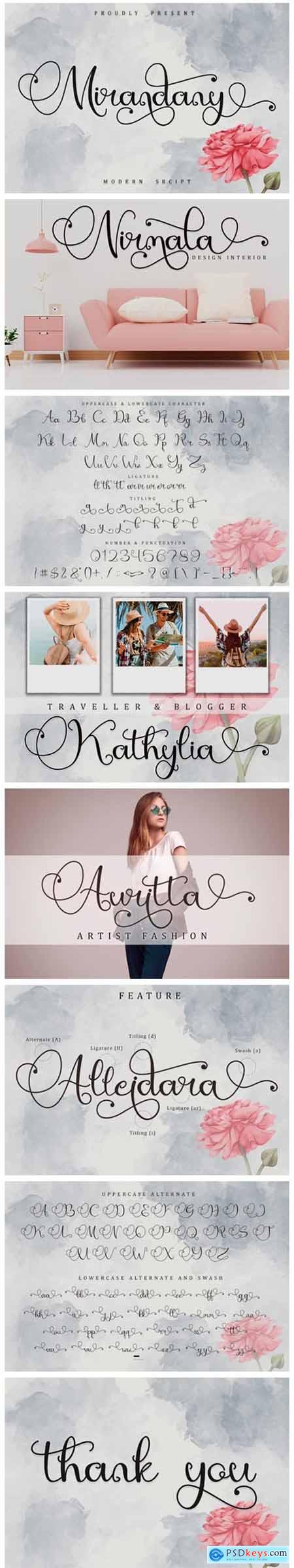 Mirandany Font