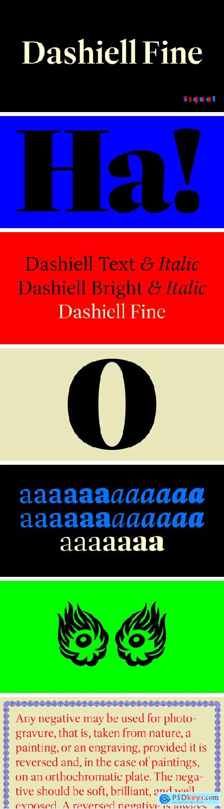 Dashiell Fine Font Family