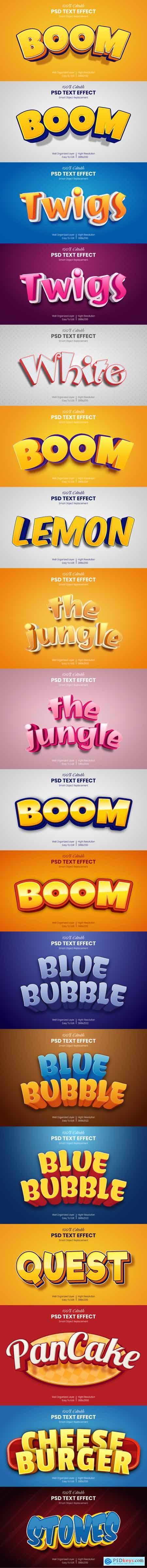 18 Cartoon Photoshop Text Effects - Comic Styles 28704785