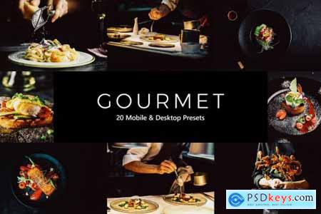 20 Gourmet Lightroom Presets & LUTs 5410360