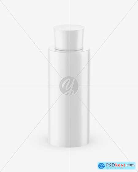Plastic Bottle with Cap - Front View 67753