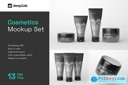Cosmetics Mockup Set - Tube and Jar 5430550