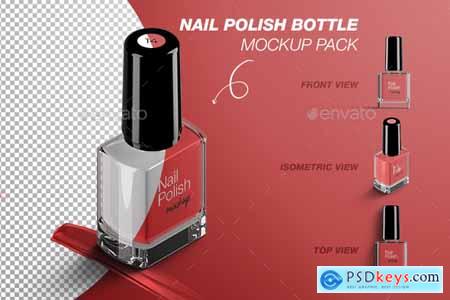 Nail Polish Bottle Mockup Pack 28766844