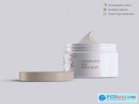 Download Plastic cosmetic face cream jars mockup » Free Download Photoshop Vector Stock image Via Torrent ...