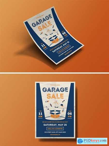 Garage Sale Flyer 4B4GQNZ