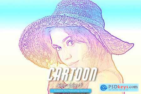 Cartoon Maker Photoshop Action V6 5457342