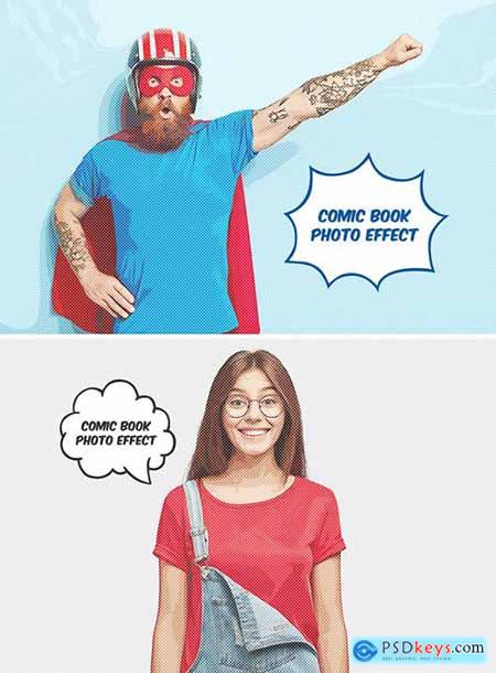 Download Comic Book Photo Effect Mockup 383106880 » Free Download ...