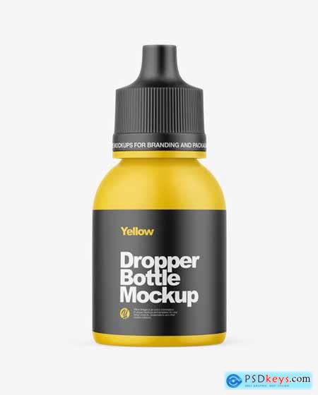 Matte Bottle With Dropper Mockup 56704