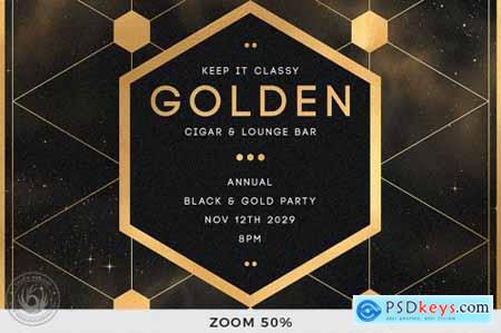Black and Gold Flyer Template V21 5467196
