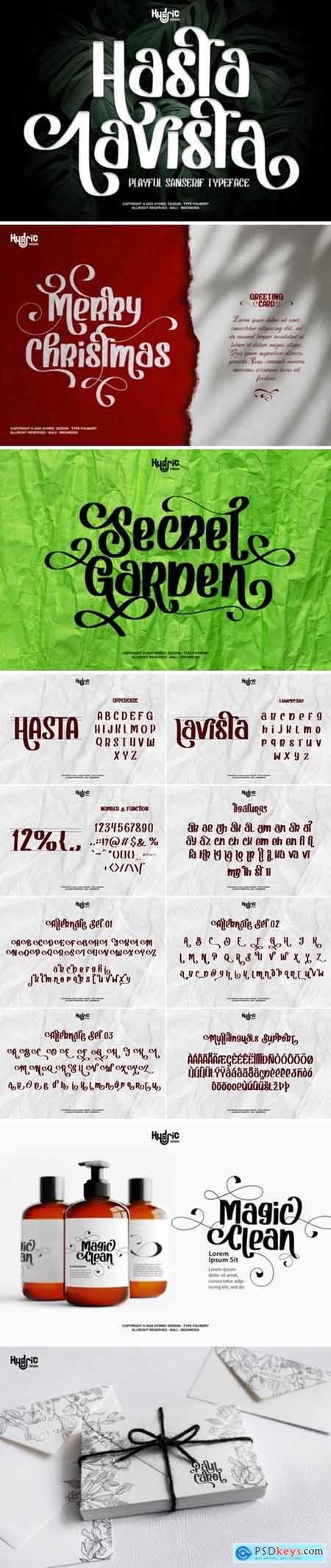 Hasta Lavista Font