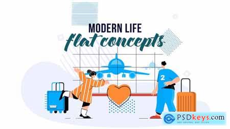 Modern life - Flat Concept 28828984