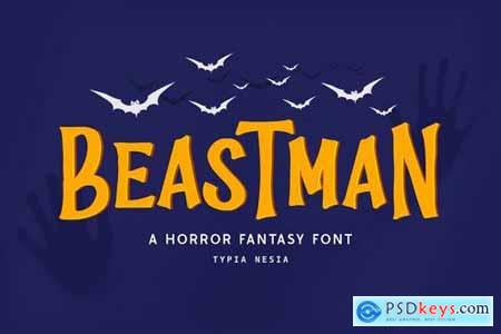 Beastman - Fantasy Horror Font