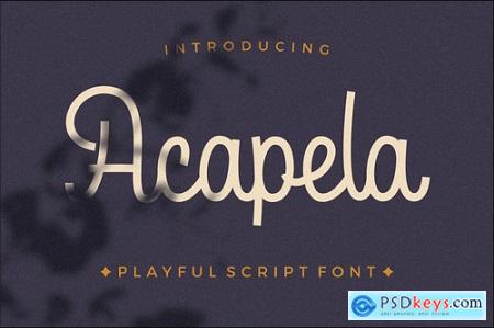 Acapela Script