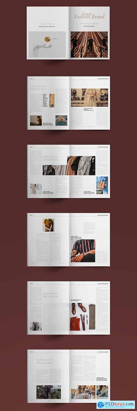 Fashion Brochure Layout 383365778