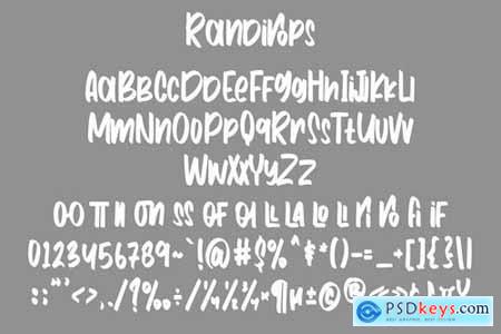 Randirops Handwritten Font