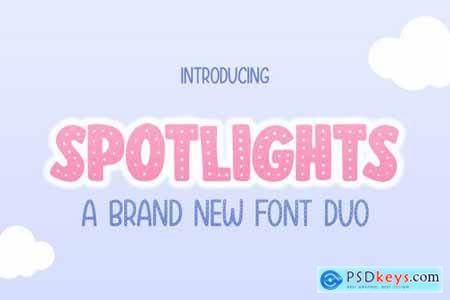 Spotlights Font Duo