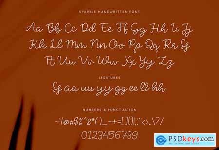 Sparkle Stylish Handwritten Font