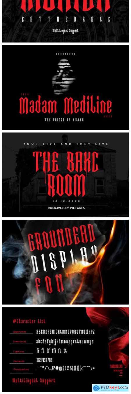 Groundead Font