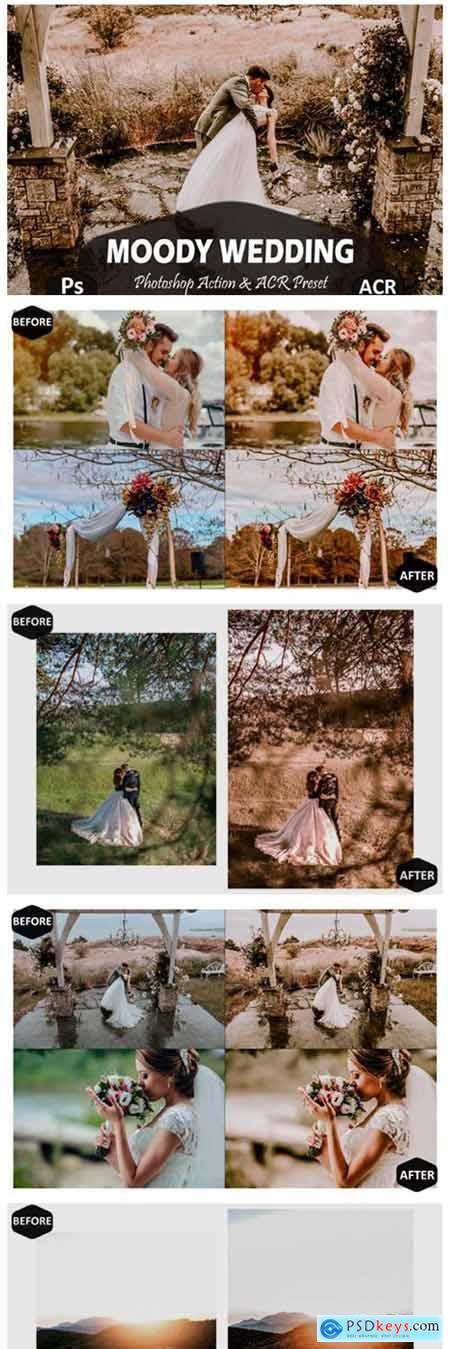 10 Moody Wedding Photoshop Actions 5919019