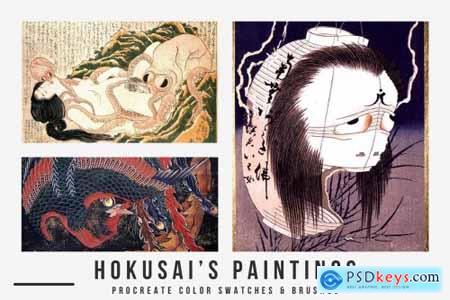 Hokusais Art Procreate Brushes 5469956