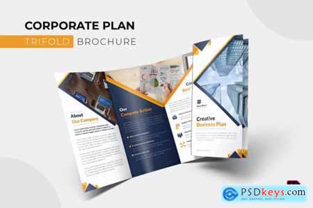 Corporate Plan Trifold Brochure