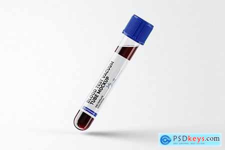 Blood Test Tube Mockup Template