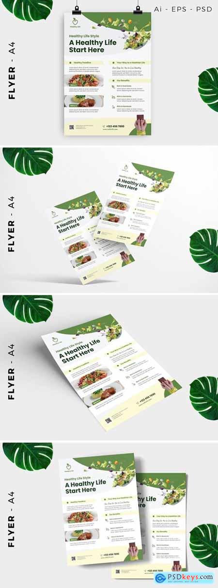 Healthy Organic Food Flyer Design