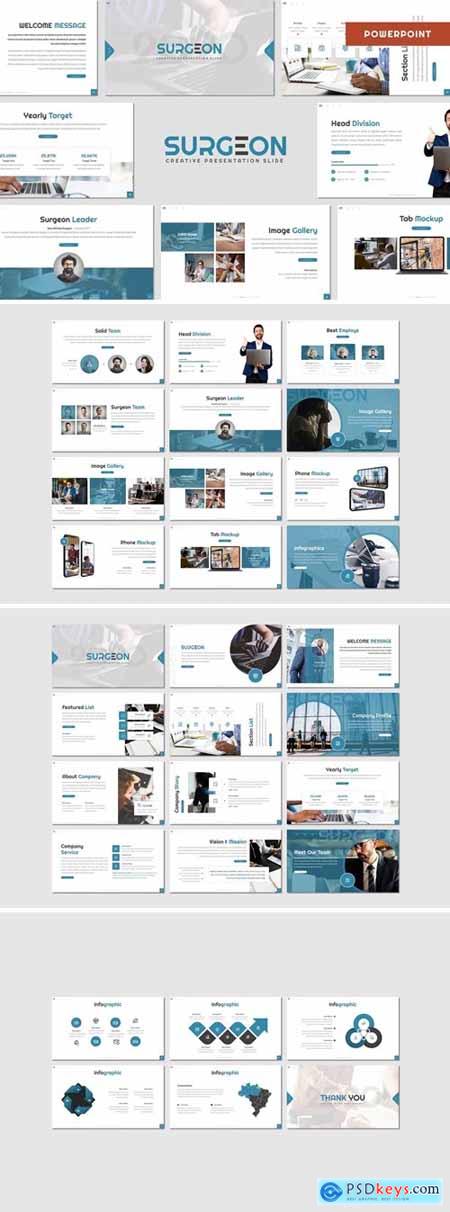 Surgeon - Business Powerpoint, Keynote and Google Slides Templates