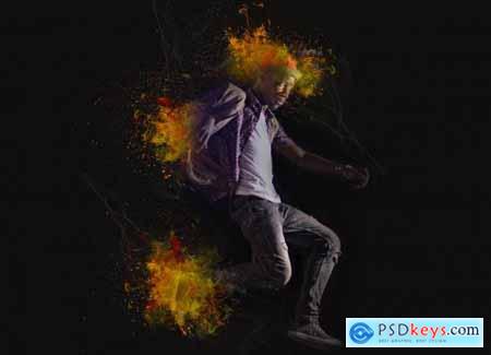 Real Fire Photoshop Action 5265414
