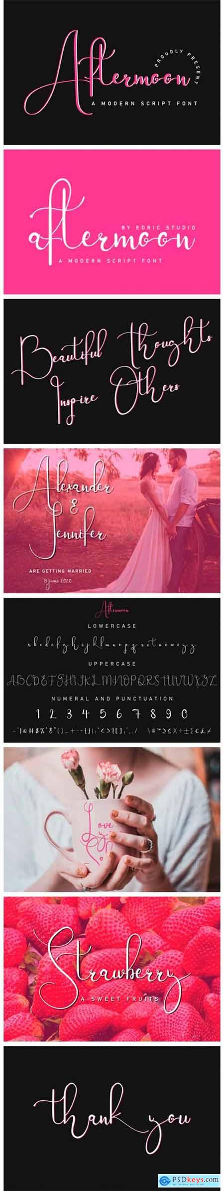 Aftermoon Font