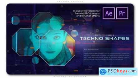 Techno Shapes Digital Slideshow 28805782