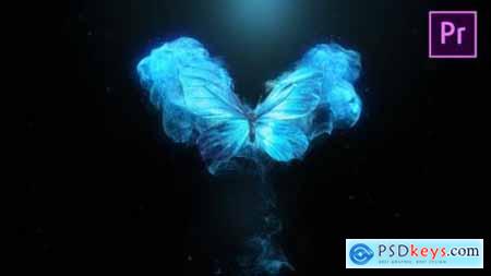 Flying Butterfly Logo Reveal 4k- Premiere Pro 24346498