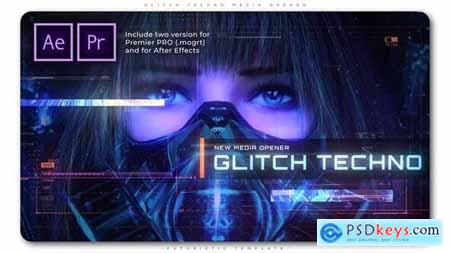 Glitch Techno Media Opener 28907727