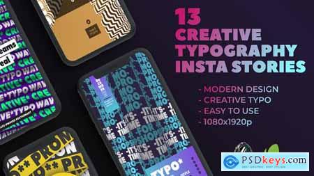 13 Creative Typography Instagram Stories 26435125