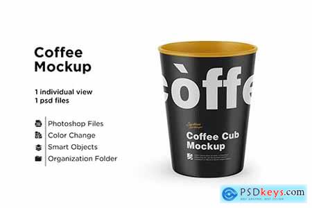 Paper coffee cup mockup