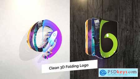 Clean 3D Folding Logo Reveal 27578221